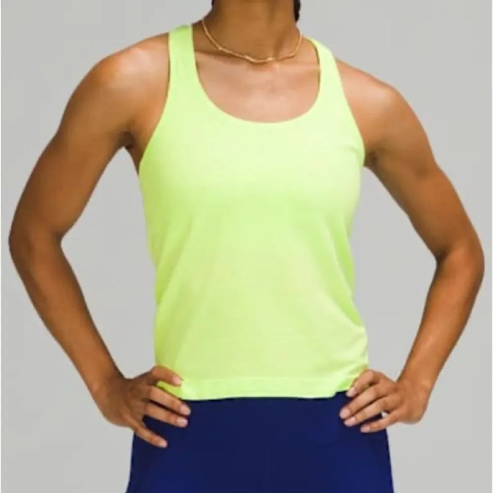 Lululemon Swiftly Tech Racerback Tank Top 2.0 Race Length Neon Green Size 20